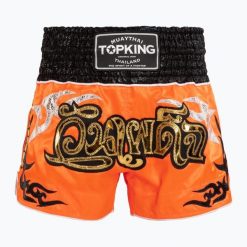 Spodenki treningowe Top King Thai Boxing. Brązowe szorty sportowe TOP KING, bez wzorów. Za 199.99 zł.