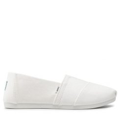 Tenisówki Toms. Białe trampki TOMS, bez wzorów, bez zapięcia. Za 209.99 zł.