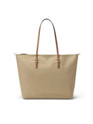 Lauren Ralph Lauren Torebka Keaton 31 431950007003 Brązowy. Brązowe shopper bag Lauren Ralph Lauren, bez wzorów, z materiału, bez dodatków. Za 679.99 zł.