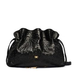 Torebka Elisabetta Franchi. Czarne torebki klasyczne Elisabetta Franchi, bez wzorów, bez dodatków. Za 3,359.00 zł.