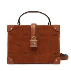 Torebka KARL LAGERFELD. Brązowe torebki klasyczne KARL LAGERFELD, bez wzorów, klasyczne, bez dodatków. Za 1,299.00 zł.