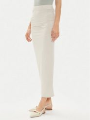 Gina Tricot Spódnica ołówkowa 20842 Beżowy Slim Fit. Brązowe spódnice Gina Tricot, m, bez wzorów, z wiskozy, ołówkowe. Za 79.99 zł.