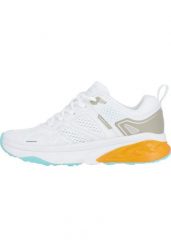 Buty sportowe damskie Endurance Whitech. Białe buty treningowe Endurance, bez wzorów, z materiału, bez zapięcia, na fitness i siłownię. Za 297.50 zł.