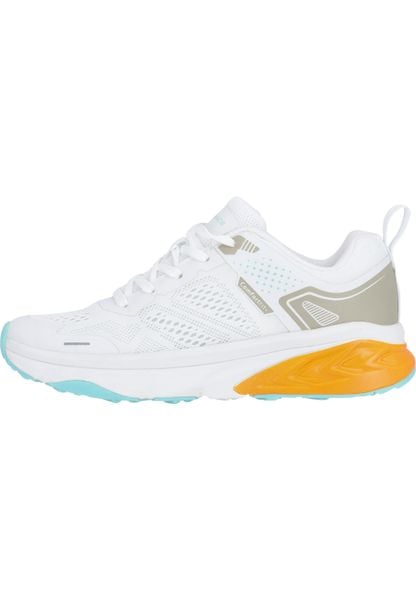 Buty sportowe damskie Endurance Whitech. Białe buty treningowe Endurance, bez wzorów, z materiału, bez zapięcia, na fitness i siłownię. Za 243.50 zł.