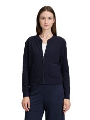 BETTY & CO Kardigan w kolorze granatowym rozmiar: 36. Niebieskie swetry Betty & Co, bez wzorów, bez ramiączek. Za 154.95 zł.