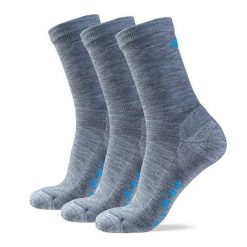 Skarpety Merino Classic Cut - zestaw 3 par. Szare skarpetki FJORK MERINO, bez wzorów, z elastanu. Za 399.00 zł.