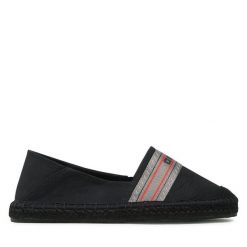 Espadryle Big Star Shoes. Czarne espadryle BIG STAR SHOES, bez wzorów, retro, bez obcasa. Za 99.99 zł.