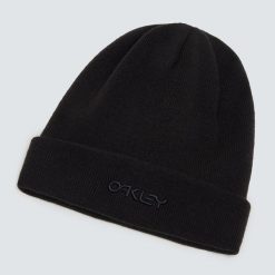 Czapka zimowa unisex Oakley B1B LOGO BEANIE. Czarne czapki zimowe Oakley, bez wzorów, sportowe. Za 110.99 zł.