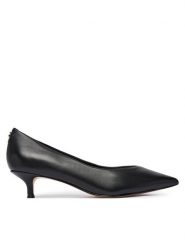 Guess Czółenka FLTCSE LEA08 Czarny. Czarne czółenka Guess, z aplikacjami, ze skóry, bez obcasa, bez zapięcia. Za 634.99 zł.