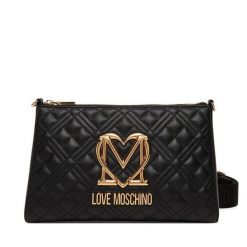 Torebka LOVE MOSCHINO. Czarne listonoszki Love Moschino, bez wzorów, bez dodatków. Za 639.99 zł.