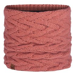 Komin na szyję Buff Knitted&Fleece Neckwarmer Caryn - crimson. Czerwone szaliki i kominy Buff, bez wzorów. Za 149.99 zł.