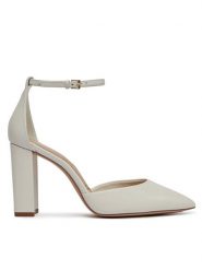 Aldo Półbuty Faith 13706568 Biały. Białe półbuty wsuwane Aldo, bez wzorów, ze skóry, bez obcasa, na obcasie. Za 469.99 zł.