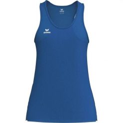 Damski tank top Erima T&F Wings. Niebieskie topy Erima, bez wzorów, sportowe, bez kołnierzyka, bez ramiączek. Za 194.50 zł.
