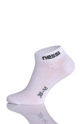 Skarpety stopki sportowe Unisex Nessi Sportswear Road S Oddychające. Białe skarpetki NESSI SPORTSWEAR, bez wzorów, z dzianiny. Za 49.90 zł.