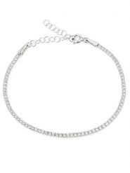 Heliophilia Srebrna bransoletka z cyrkoniami rozmiar: onesize. Szare bransoletki Heliophilia, z cyrkonią, srebrne. Za 130.99 zł.