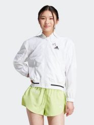 Adidas Kurtka bomber Scribble IA3137 Biały Loose Fit. Białe kurtki adidas, m, bez wzorów, z syntetyku, bez kaptura. Za 289.99 zł.