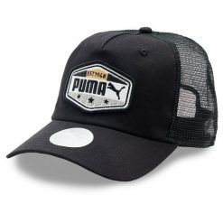 Czapka z daszkiem Puma. Czarne czapki z daszkiem Puma, bez wzorów. Za 69.99 zł.