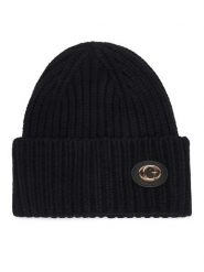 Guess Czapka AW5638 POL01 Czarny. Czarne czapki zimowe Guess, z aplikacjami, z wiskozy. Za 154.99 zł.