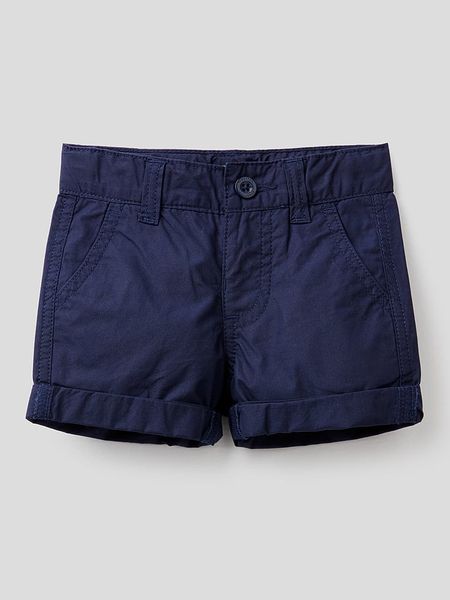 Benetton Szorty w kolorze granatowym rozmiar: 68. Niebieskie szorty Benetton, bez wzorów, z bawełny. Za 26.38 zł.