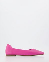 BALERINY DAMSKIE E118 FUXIA. Baleriny Venezia, bez wzorów, ze skóry, bez obcasa, bez zapięcia. Za 219.00 zł.
