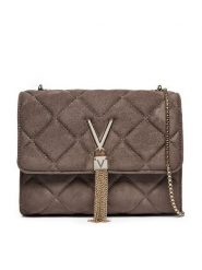 Valentino Torebka Charlotte VBS8H109 Brązowy. Brązowe kopertówki Valentino, bez wzorów, z materiału, wizytowe, bez dodatków. Za 219.99 zł.