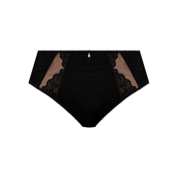 Figi damskie Elomi Cate. Czarne figi ELOMI, bez wzorów. Za 173.00 zł.