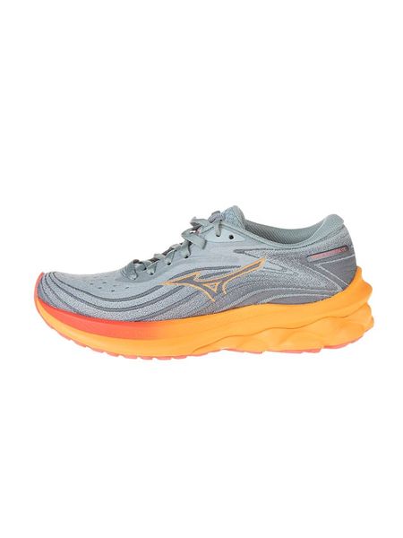 Mizuno Buty "Wave Skyrise Wos" w kolorze szaro-pomarańczowym do biegania rozmiar: 36,5. Pomarańczowe buty do biegania Mizuno, bez wzorów, z materiału, bez zapięcia, do biegania. Za 179.64 zł.
