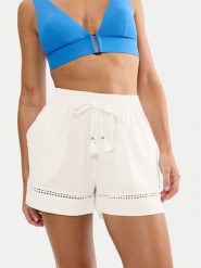 Triumph Szorty piżamowe Summer Wear 10227237 Biały Regular Fit. Białe piżamy Triumph, bez wzorów, ze lnu, bez kołnierzyka, bez ramiączek. Za 139.99 zł.