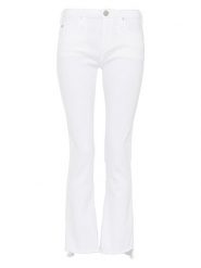 True Religion Dżinsy "Halle" - Slim fit - w kolorze białym rozmiar: W26. Białe jeansy True Religion, z aplikacjami, klasyczne. Za 171.68 zł.