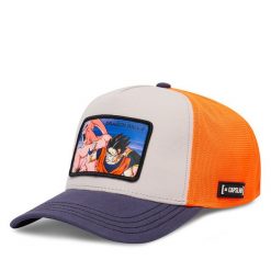 Czapka z daszkiem Capslab. Brązowe czapki z daszkiem CapsLab, bez wzorów. Za 169.99 zł.