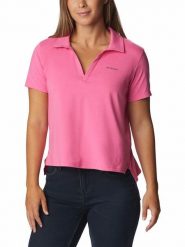 Columbia Funkcyjna koszulka polo "Sun Trek™" w kolorze różowym rozmiar: XL. Różowe t-shirty sportowe Columbia, xl, bez wzorów, z materiału, bez ramiączek, outdoorowe. Za 74.81 zł.