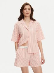 Tommy Hilfiger Piżama UW0UW05799 Pomarańczowy Regular Fit. Brązowe piżamy Tommy Hilfiger, xl, bez wzorów, z bawełny, bez kołnierzyka, bez ramiączek. Za 349.99 zł.
