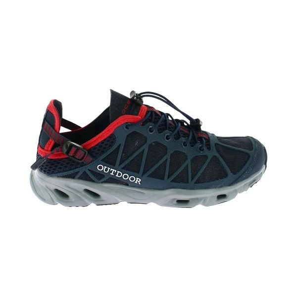 Buty turystyczne amfibijne Élémenterre Colca. Niebieskie buty trekkingowe Elementerre, z nylonu, bez zapięcia. Za 237.50 zł.