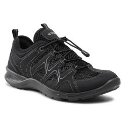 Trekkingi ECCO. Czarne buty trekkingowe ECCO, bez zapięcia. Za 499.99 zł.