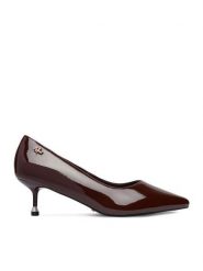 MEXX Czółenka EO-WS1315-02 Bordowy. Czerwone czółenka Mexx, bez wzorów, ze skóry, bez obcasa, bez zapięcia. Za 329.99 zł.
