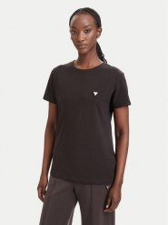 Guess T-Shirt V4YI09 J1314 Brązowy ciemny Regular Fit. Brązowe t-shirty Guess, m, z aplikacjami, z bawełny, bez kołnierzyka, bez ramiączek. Za 154.99 zł.