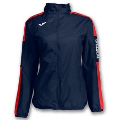 Kurtka Joma Championship IV damska przeciwdeszczowa – Granat/Czerwony XS. Czerwone kurtki Joma, xs, bez wzorów. Za 169.99 zł.
