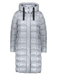 Fuchs Schmitt Płaszcz pikowany w kolorze srebrnym rozmiar: 38. Szare płaszcze Fuchs Schmitt, bez wzorów, bez kaptura. Za 491.99 zł.