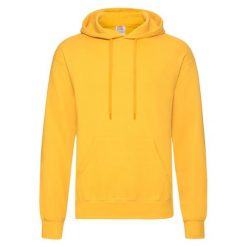 Bluza Fruit Of The Loom Classic z kapturem dla dorosłych Mostaza. Białe bluzy z kapturem fruit of the loom, na zimę, bez wzorów, z kapturem. Za 185.99 zł.