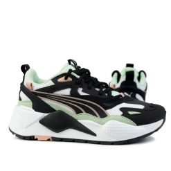Buty damskie sneakersy sportowe Puma RS-X EFEKT PRM. Białe buty treningowe Puma, bez wzorów, z materiału, bez zapięcia, trekkingowe. Za 279.00 zł.
