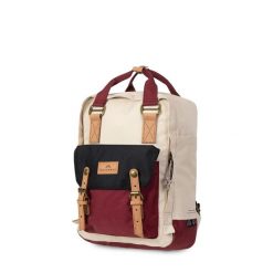 Plecak na laptopa Doughnut Macaroon Reborn III Series - stone x wine. Brązowe plecaki Doughnut, bez wzorów, bez dodatków. Za 335.99 zł.