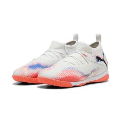 Młodzieżowe halowe buty piłkarskie FUTURE 8 MATCH Mid PUMA. Biała buty do biegania Puma, bez wzorów, bez zapięcia, do biegania. Za 299.80 zł.