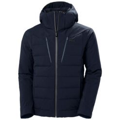 Kurtka narciarska Helly Hansen Rivardige infinity. Niebieskie kurtki narciarskie Helly Hansen, na zimę, xl, bez wzorów, bez kaptura, narciarskie. W wyprzedaży za 2,555.50 zł.