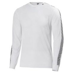 Bluza Helly Hansen lifa stripe crew. Białe bluzy Helly Hansen, xl, bez wzorów, z materiału, bez ramiączek, bez kaptura. Za 243.00 zł.