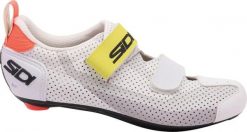 Buty triathlonowe T-5 Air białe sztywne 45. Białe buty treningowe SIDI, bez wzorów, bez zapięcia, rowerowe. Za 801.50 zł.