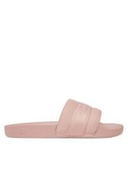 Tommy Hilfiger Klapki Hilfiger Poolside With Webbing FW0FW08529 Różowy. Czerwone klapki Tommy Hilfiger, bez wzorów, ze skóry, bez obcasa, bez zapięcia. Za 139.99 zł.