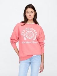 GAP Bluza w kolorze pomarańczowym rozmiar: L. Pomarańczowe bluzy GAP, l, bez wzorów, bez kaptura. Za 123.53 zł.
