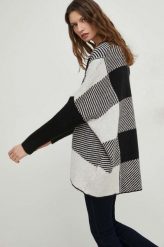 Answear Lab sweter damski kolor czarny. Czarne swetry Answear Lab, m, bez wzorów, z dzianiny, bez ramiączek. Za 249.99 zł.