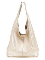 Anna Morellini Skórzany shopper bag "Terracina" w kolorze złotym - 32 x 32 x 16 cm rozmiar: onesize. Żółte shopper bag Anna Morellini, bez wzorów, z materiału, na ramię, bez dodatków. Za 304.95 zł.