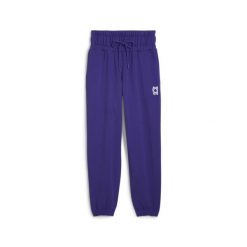 Puma Spodnie Pivot 62759702. Niebieskie spodnie dresowe Puma, bez wzorów, z dresówki. Za 212.99 zł.